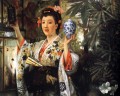 Young Lady Holding Japanese Objects James Jacques Joseph Tissot